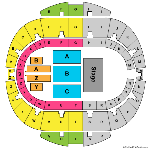 Hampton Coliseum Daughtry Seating Chart